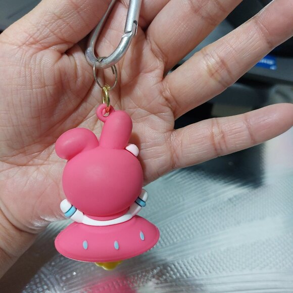 My Melody Cute Clip On Keyring Bag Charm Keychain Charm - Picture 5 of 6
